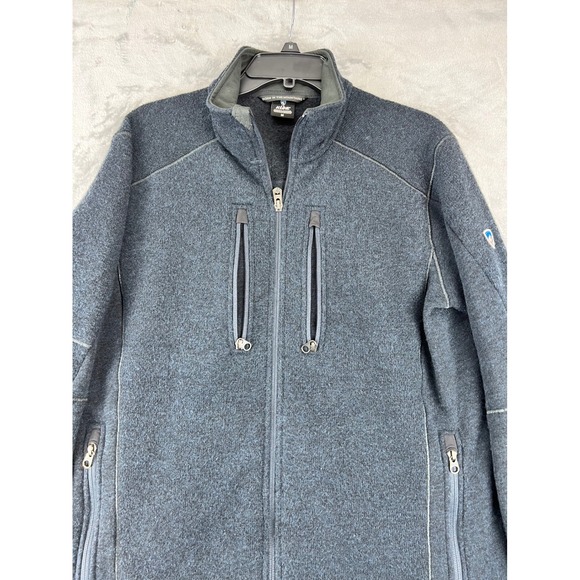KUHL Men's interceptr Fleece Jacket Full Zip Blue Size M Style 3163R - Picture 4 of 10